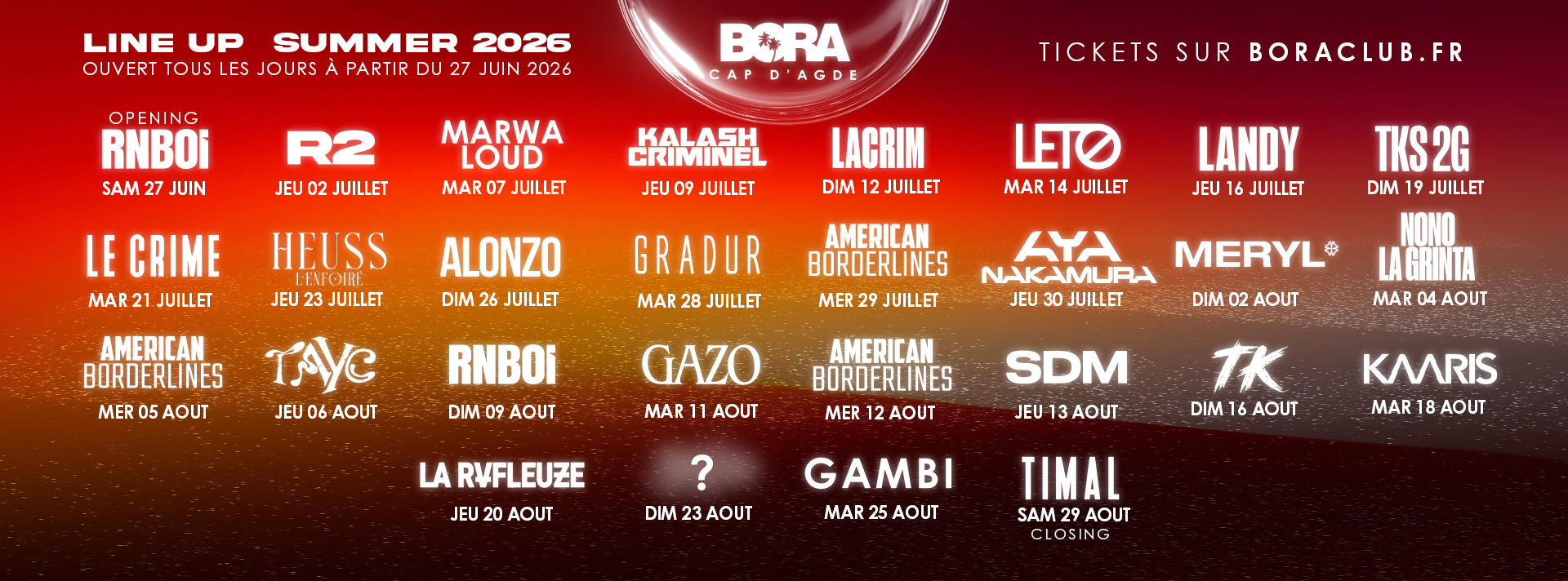BORA Club Cap d'Agde